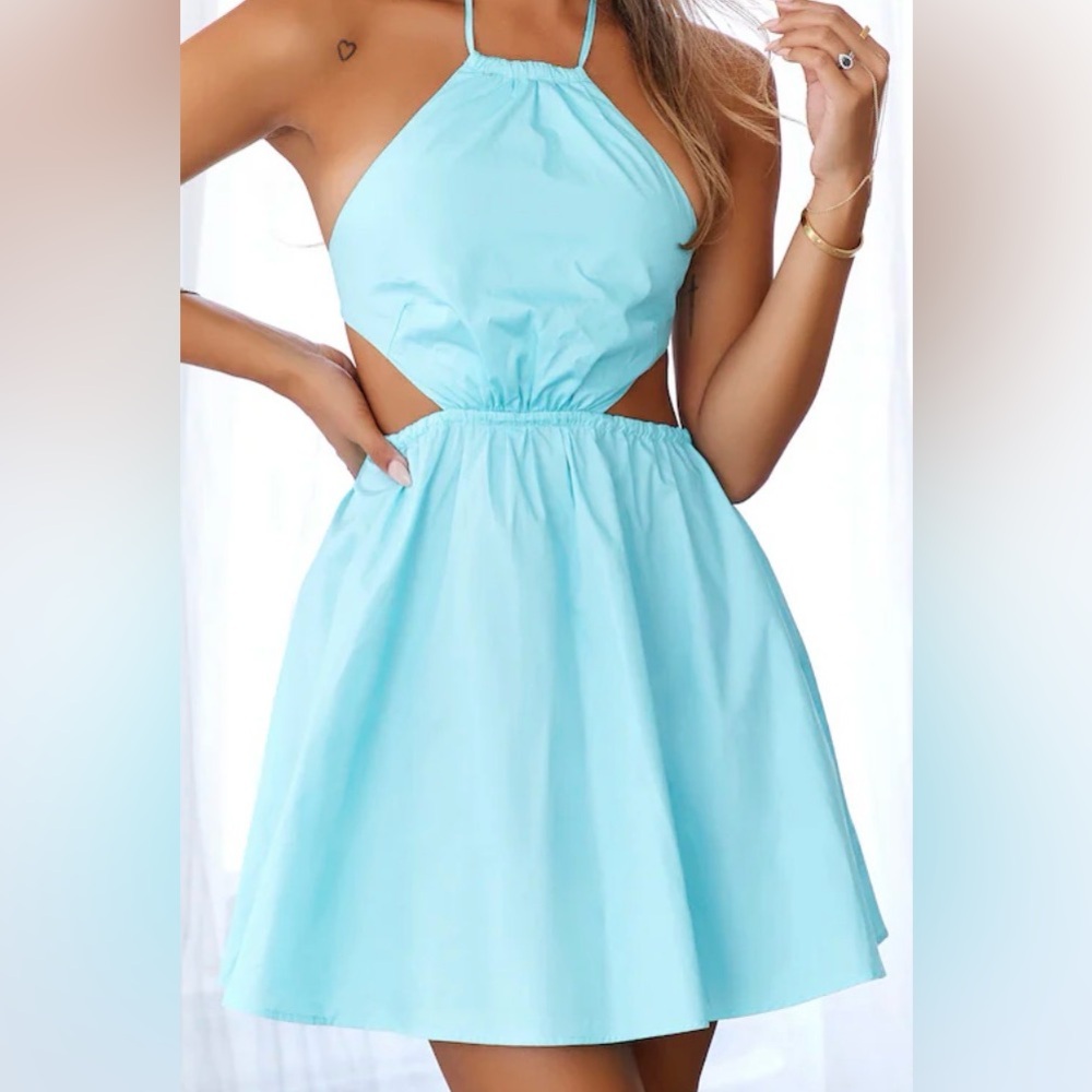 Hello Molly Aqua Dress